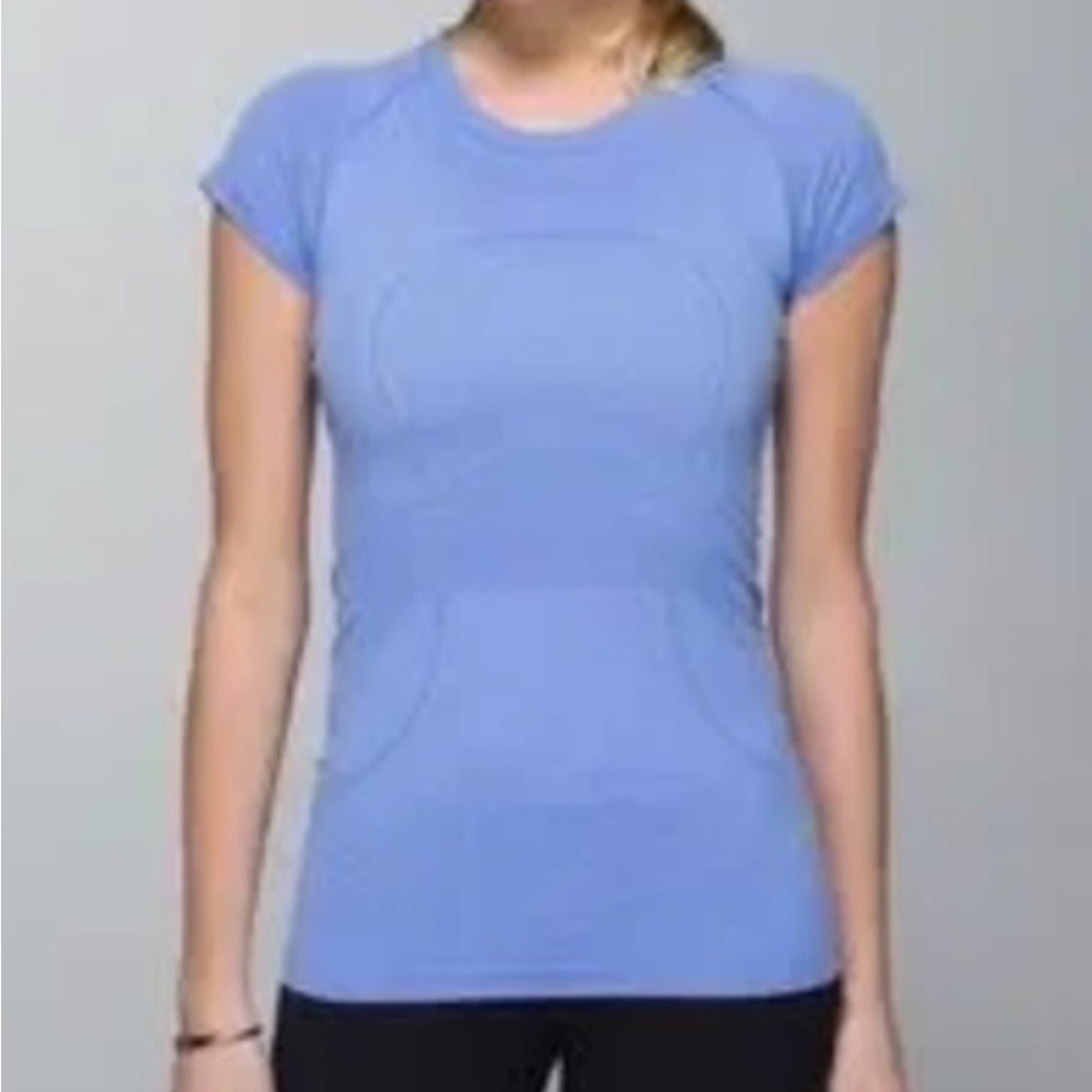 Light Violet Blue Swiftly Tech Athletic Top 8
